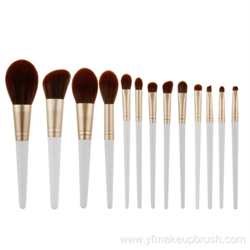 White Handle Beauty Professional Makeup Brush Set